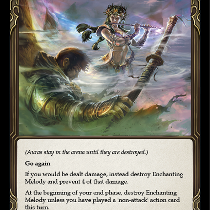 Enchanting Melody (Red) [ARC167-R] (Arcane Rising)  1st Edition Rainbow Foil