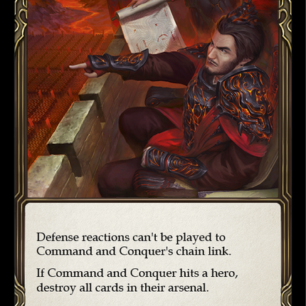 Command and Conquer [ARC159-M] (Arcane Rising)  1st Edition Rainbow Foil