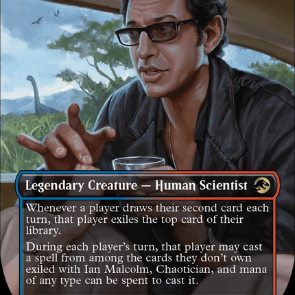 Ian Malcolm, Chaotician (Borderless) [Jurassic World Collection]