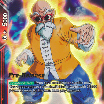 Master Roshi, Martial Virtuoso (BT10-010) [Rise of the Unison Warrior Prerelease Promos]