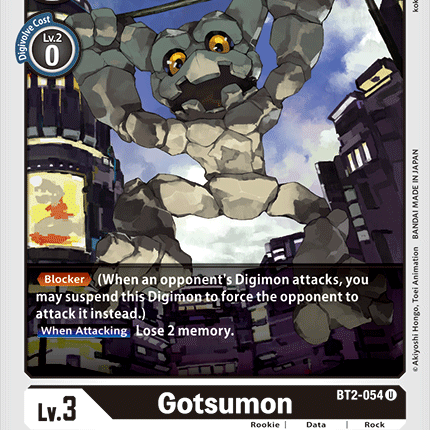 Gotsumon [BT2-054] [Release Special Booster Ver.1.0]