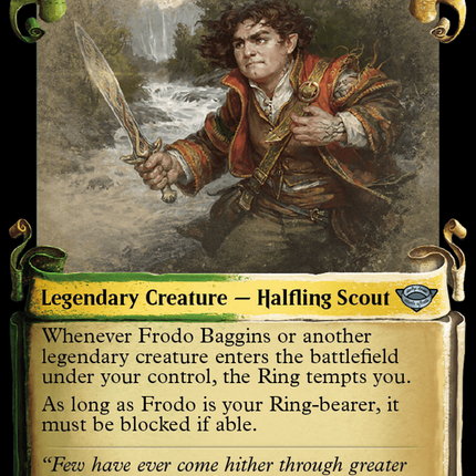frodo cards mtg Frodo Baggins [The Lord of the Rings: Tales of Middle-Earth Showcase S –  TokenMTG