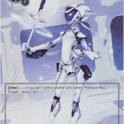 Prototype Magi Trooper (Full Art) (NWE-095 N) [A New World Emerges]