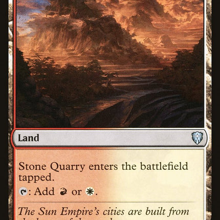 Stone Quarry [Commander Legends]