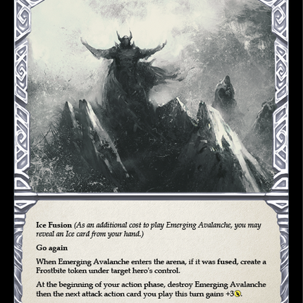 Emerging Avalanche (Red) [U-ELE025] (Tales of Aria Unlimited)  Unlimited Rainbow Foil