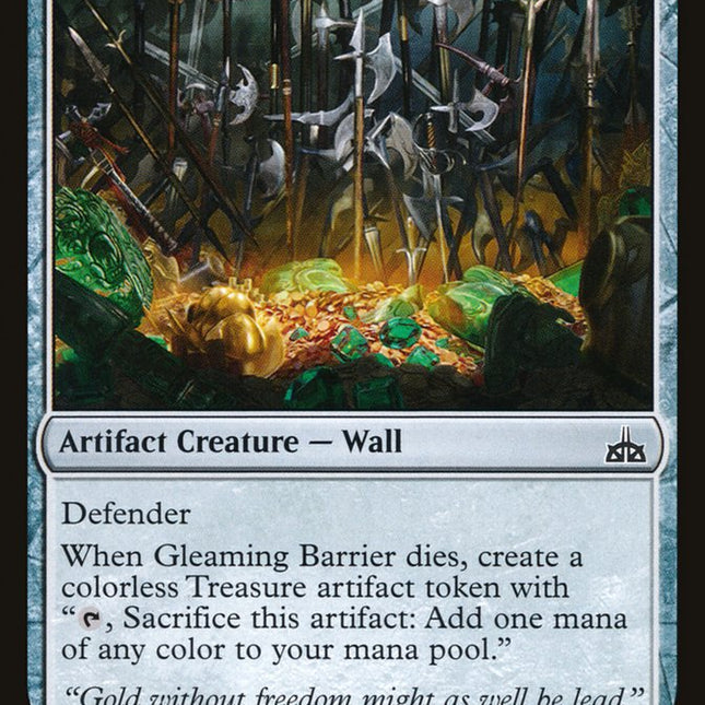 Gleaming Barrier [Rivals of Ixalan]