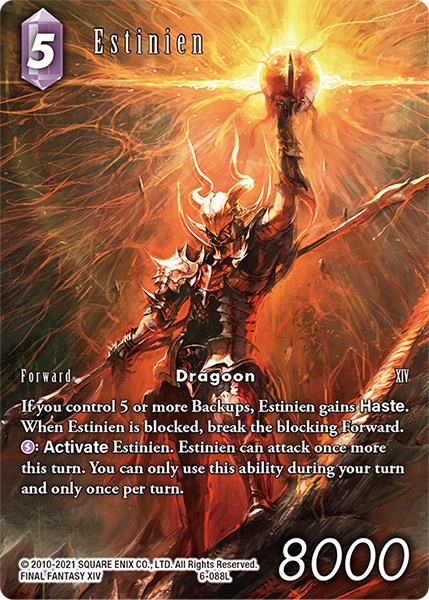 estinien mtg card Varlineau you draw X cards and lose X life Audrey on X: "New FFXIV