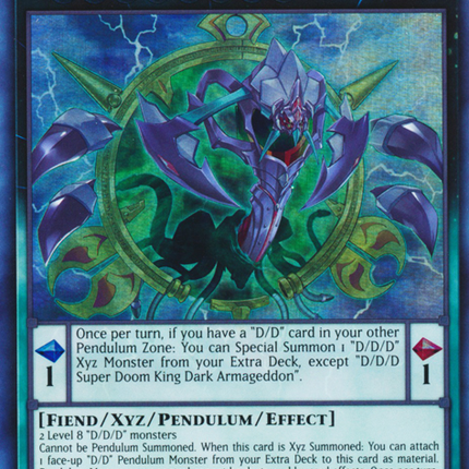 D/D/D Super Doom King Dark Armageddon [BLLR-EN008] Ultra Rare