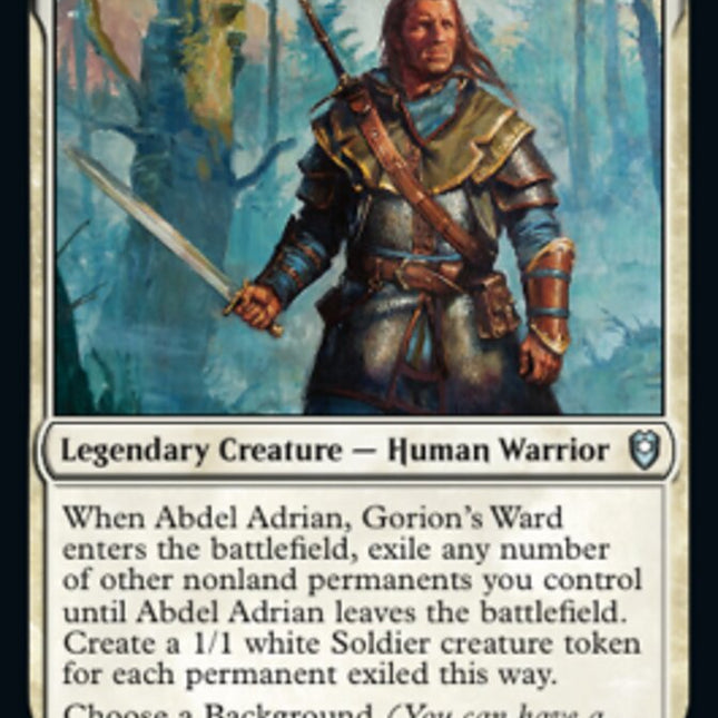 Abdel Adrian, Gorion's Ward [Commander Legends: Battle for Baldur's Gate]