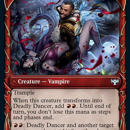Alluring Suitor // Deadly Dancer (Showcase Fang Frame) [Innistrad: Crimson Vow]
