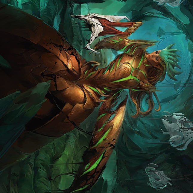 Glissa Sunslayer Art Card (Gold-Stamped Signature) [Phyrexia: All Will Be One Art Series]