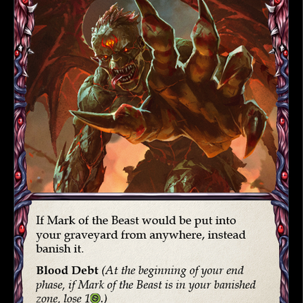 Mark of the Beast [MON124] (Monarch)  1st Edition Normal