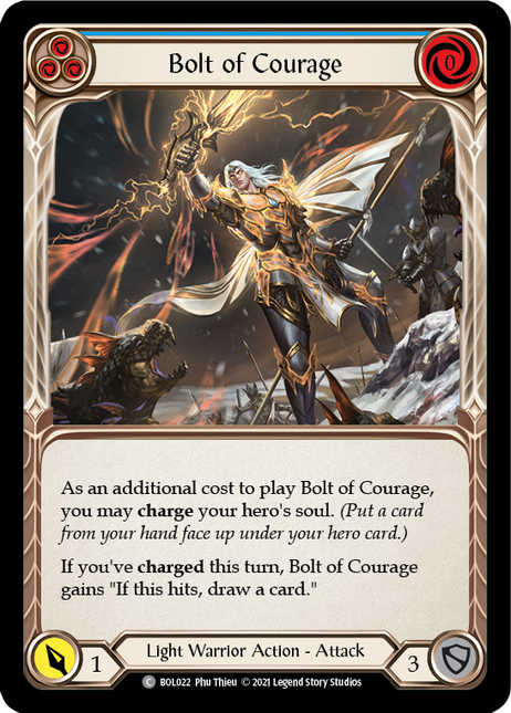 Bolt of Courage [BOL022] (Monarch Boltyn Blitz Deck)
