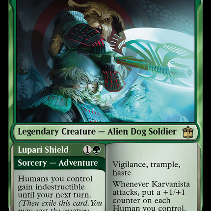 Karvanista, Loyal Lupari // Lupari Shield (Surge Foil) [Doctor Who]