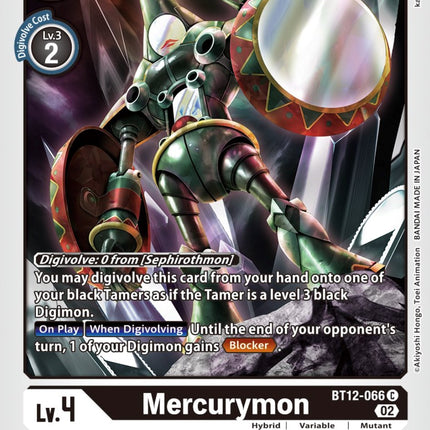 Mercurymon [BT12-066] [Across Time]