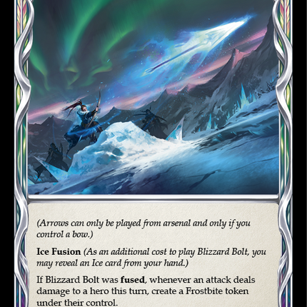 Blizzard Bolt (Blue) [U-ELE046] (Tales of Aria Unlimited)  Unlimited Normal