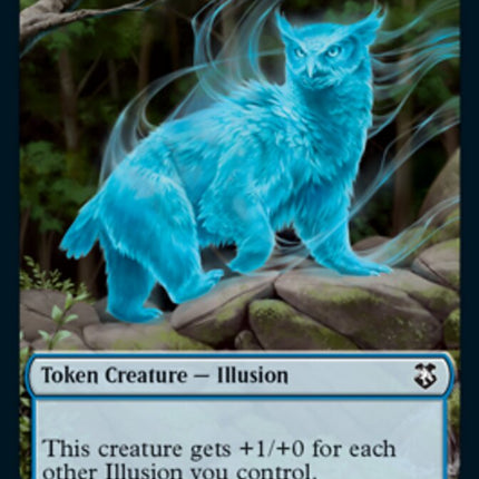 Illusion // Zombie Double-Sided Token [Dungeons & Dragons: Adventures in the Forgotten Realms Commander Tokens]