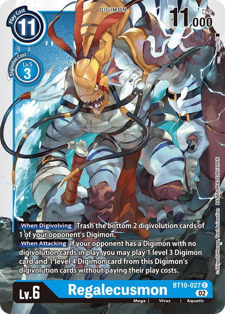digimon xros encounter card list price Regalecusmon [BT10-027] [Xros Encounter] – TokenMTG