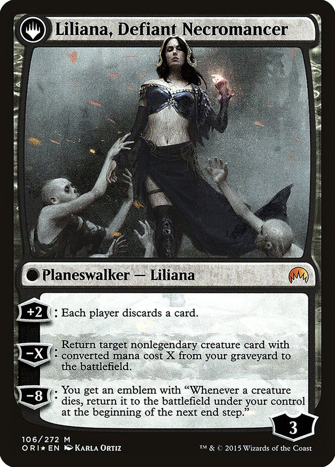 Liliana, Heretical Healer // Liliana, Defiant Necromancer [Magic