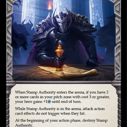 Stamp Authority [U-CRU028] (Crucible of War Unlimited)  Unlimited Normal