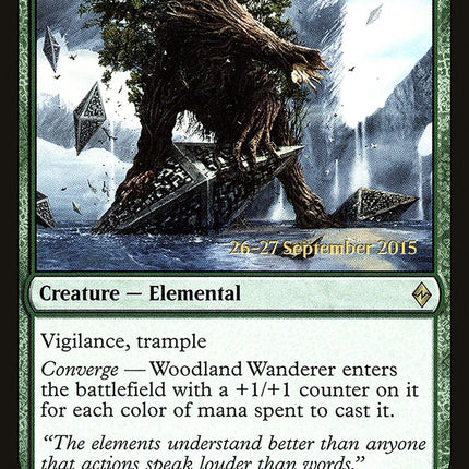 Woodland Wanderer [Battle for Zendikar Prerelease Promos]