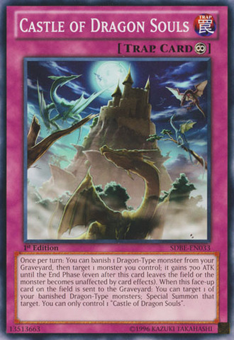 yugioh dragon trap cards Castle of Dragon Souls [SDBE-EN033] Common
