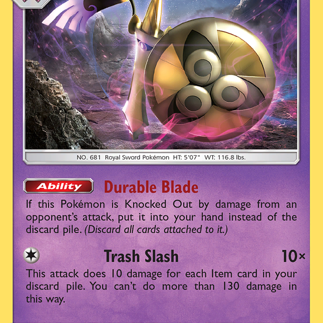 Aegislash (95/236) [Sun & Moon: Unified Minds]