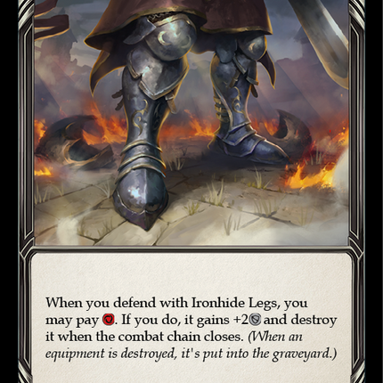 Ironhide Legs [U-MON244-RF] (Monarch Unlimited)  Unlimited Rainbow Foil