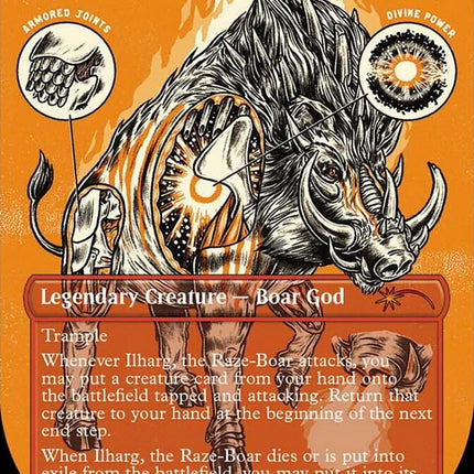 Ilharg, the Raze-Boar (Borderless) [Secret Lair Drop Series]