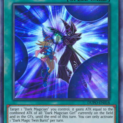 Dark Magic Twin Burst [DUPO-EN018] Ultra Rare