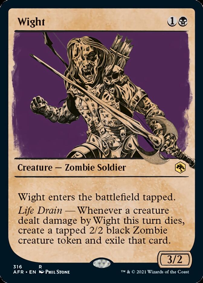 Wight (Showcase) [Dungeons & Dragons: Adventures in the Forgotten Real –  TokenMTG