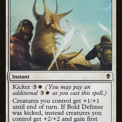 Bold Defense [Zendikar]
