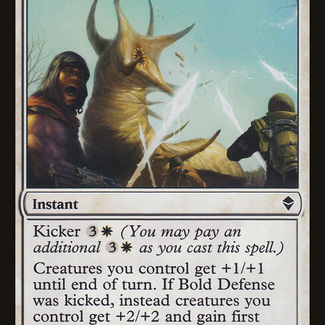 Bold Defense [Zendikar]