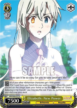 Elizabeth: New Power [The Seven Deadly Sins: Revival of The Commandments]
