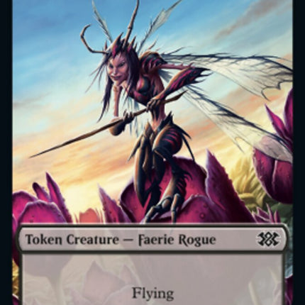 Faerie Rogue // Monk Double-Sided Token [Double Masters 2022 Tokens]