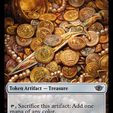 The Monarch // Treasure Double-Sided Token [The Lord of the Rings: Tales of Middle-Earth Commander Tokens]