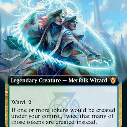 Adrix and Nev, Twincasters (Extended Art) [Commander 2021]