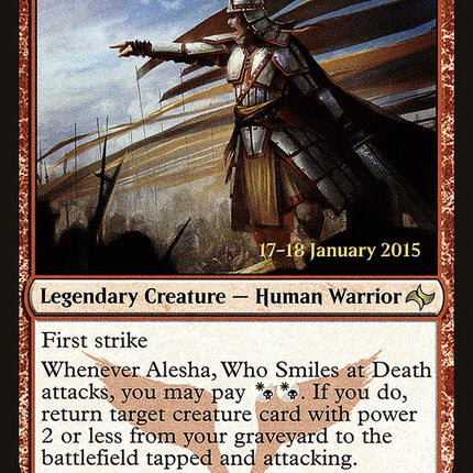 Alesha, Who Smiles at Death [Fate Reforged Prerelease Promos]