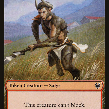 Kraken // Satyr Double-Sided Token [Theros Beyond Death Tokens]