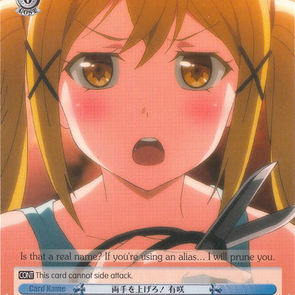 Raise Both Hands! Arisa (BD/W47-TE15 TD) [BanG Dream!]