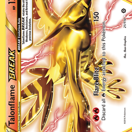 Talonflame BREAK (21/114) [XY: Steam Siege]