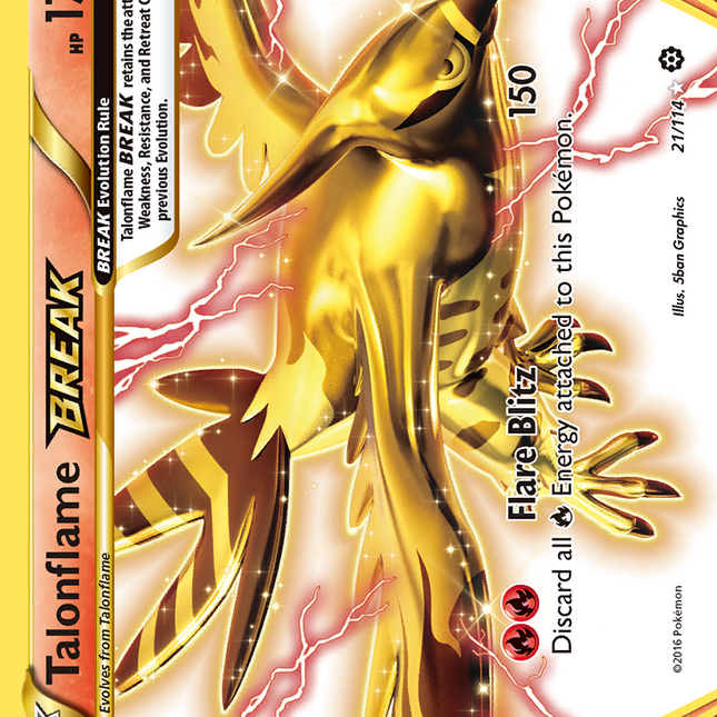 Talonflame BREAK (21/114) [XY: Steam Siege]