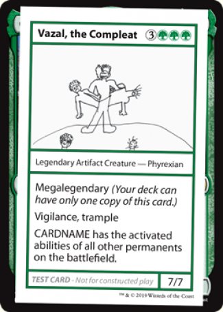 Vazal, the Compleat (2021 Edition) [Mystery Booster Playtest Cards] –  TokenMTG