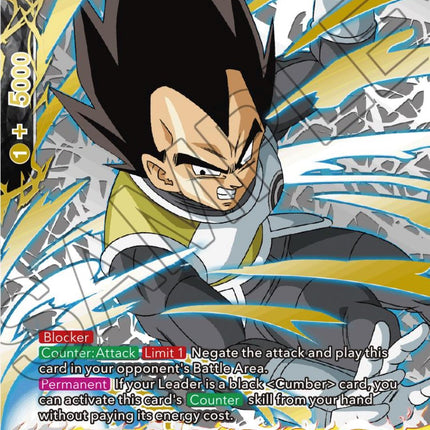 Vegeta, Against All Odds (Gold-Stamped) (BT20-123) [Power Absorbed]