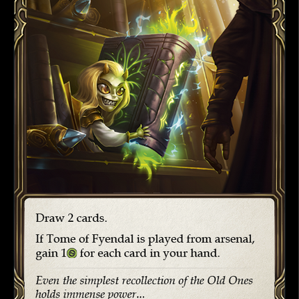 Tome of Fyendal [U-WTR160] (Welcome to Rathe Unlimited)  Unlimited Rainbow Foil