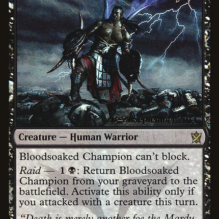 Bloodsoaked Champion [Khans of Tarkir Prerelease Promos]
