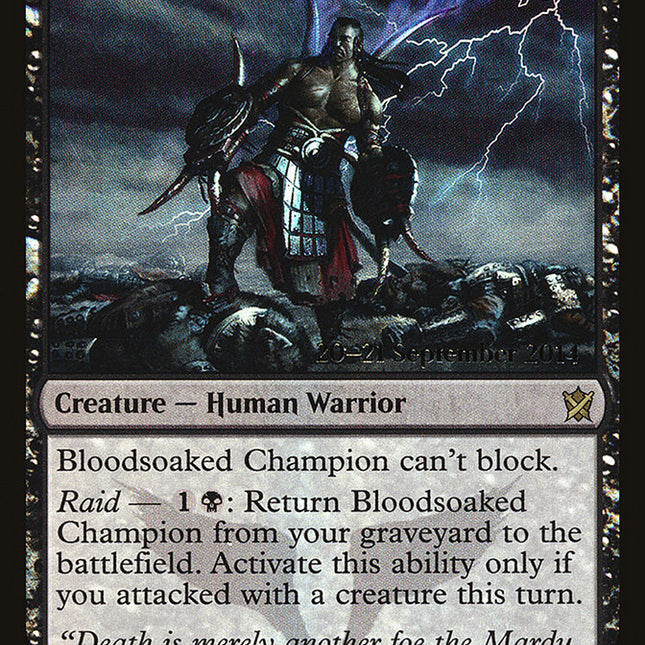 Bloodsoaked Champion [Khans of Tarkir Prerelease Promos]