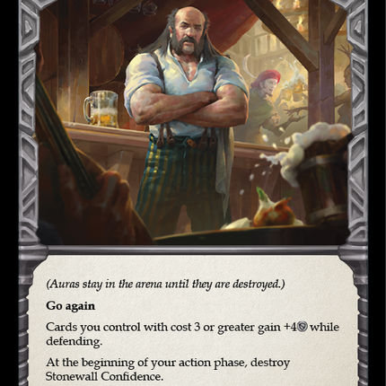 Stonewall Confidence (Red) [U-WTR072] (Welcome to Rathe Unlimited)  Unlimited Rainbow Foil