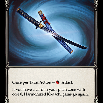 Harmonized Kodachi [U-CRU049] (Crucible of War Unlimited)  Unlimited Rainbow Foil