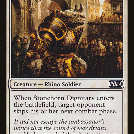 Stonehorn Dignitary [Magic 2012]